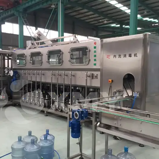 600 BPH Fully Automatic 5 Gallon Barrel Filling Machine Pure Mineral Water — view 1
