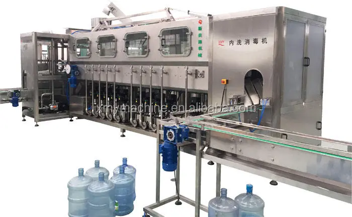 600 BPH Fully Automatic 5 Gallon Barrel Filling Machine Pure Mineral Water — image 4