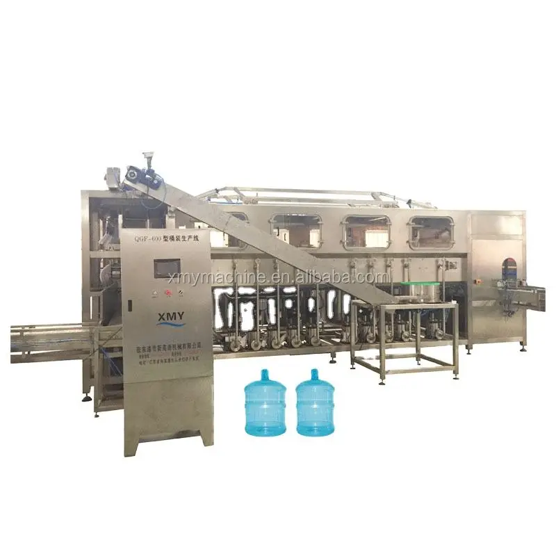 Automatic 150bph Mineral Water 20 Litre Bottled 5 Gallon Water Filling Machine — view 1