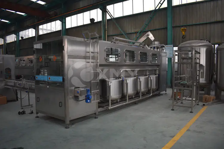 Automatic 5 Gallon Liquid Plastic Bottle Mineral Water Filling Line for Food & Beverage Factory — image 4