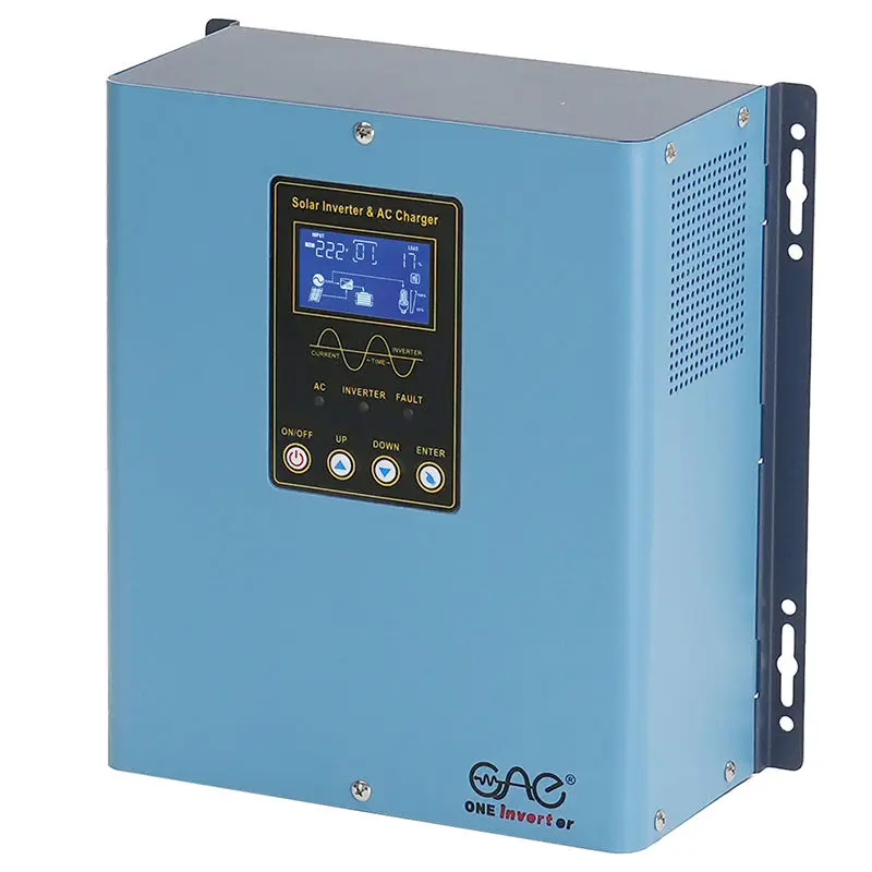 1.2kw Hybrid Solar Inverter Pure Sine Wave Inverter Built in PWM Controller Home Inverter — view 1