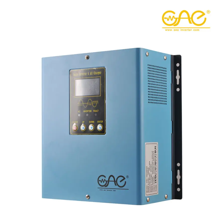 1.2kw Hybrid Solar Inverter Pure Sine Wave Inverter Built in PWM Controller Home Inverter — view 2
