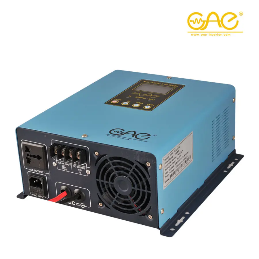1.2kw Hybrid Solar Inverter Pure Sine Wave Inverter Built in PWM Controller Home Inverter — view 3