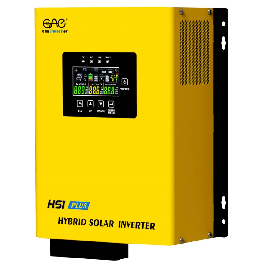 1200W 12V 24V Pure Sine Wave Off Grid Inverter with MPPT Controller RS485 Communication Supports Lithium Battery — view 1