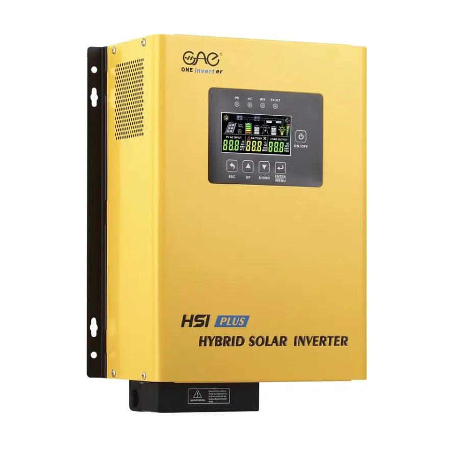 1kw 1.2kw Pure Sine Wave Hybrid Solar Inverters Mppt Build in 12v 24v 220v Home System — view 1