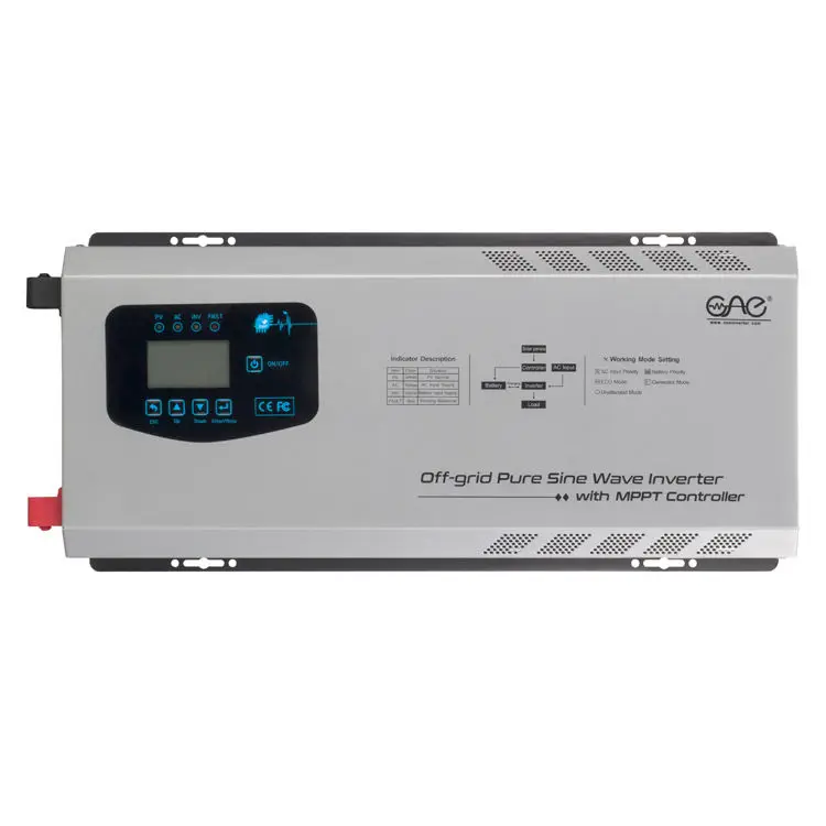 Hybrid Solar Inverter air Conditoiner Battery Inverter off Grid 5kw 6kw 1kw MPPT Charger Controller 50A — view 1