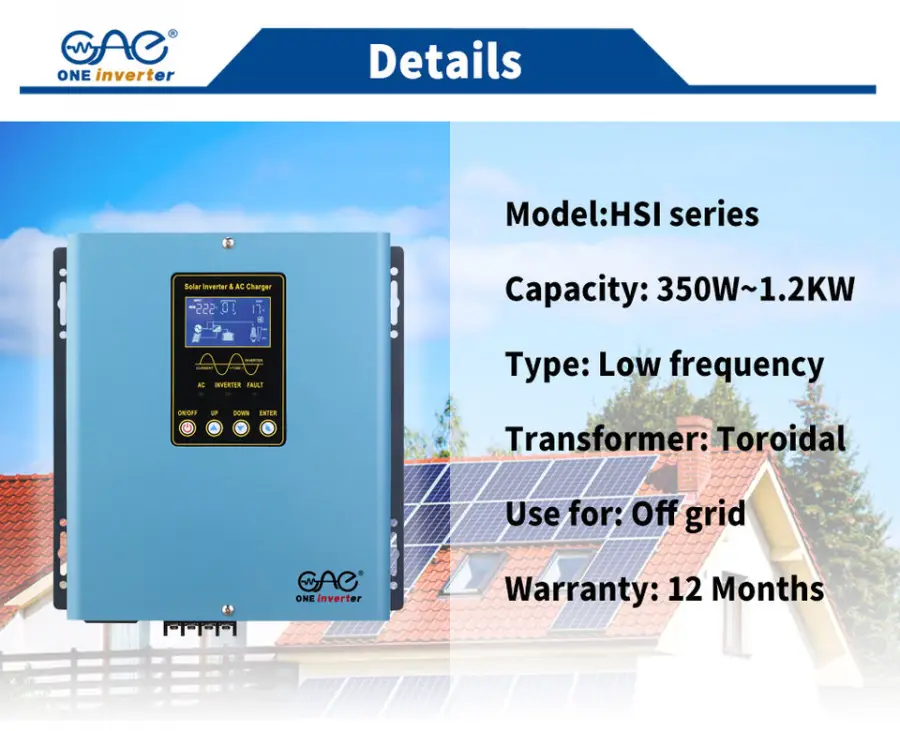 Battery Inverter Pure Sine Wave Power Inverter 12v 24v 220v 1kw 500w Home Use Solar System — view 6