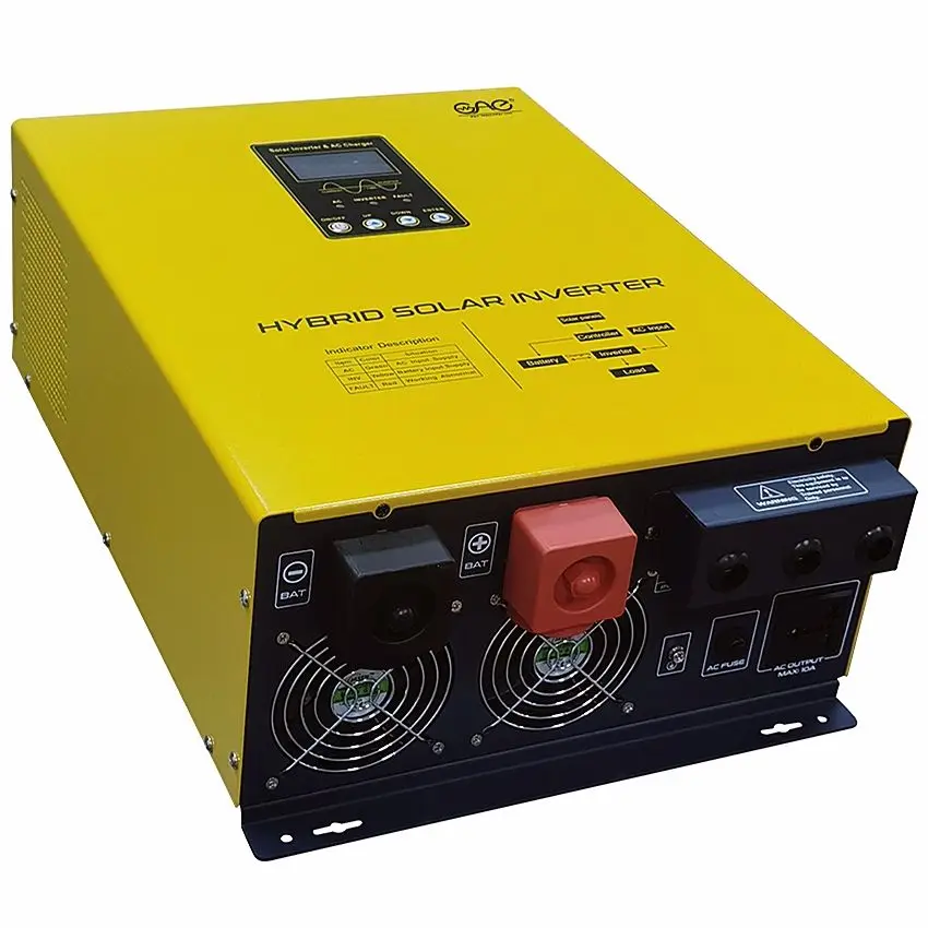 ONE 1.5kw 24VDC 12VDC to 220VAC Inverter Hybrid with 50A Pwm Solar Charger Controller — image 7
