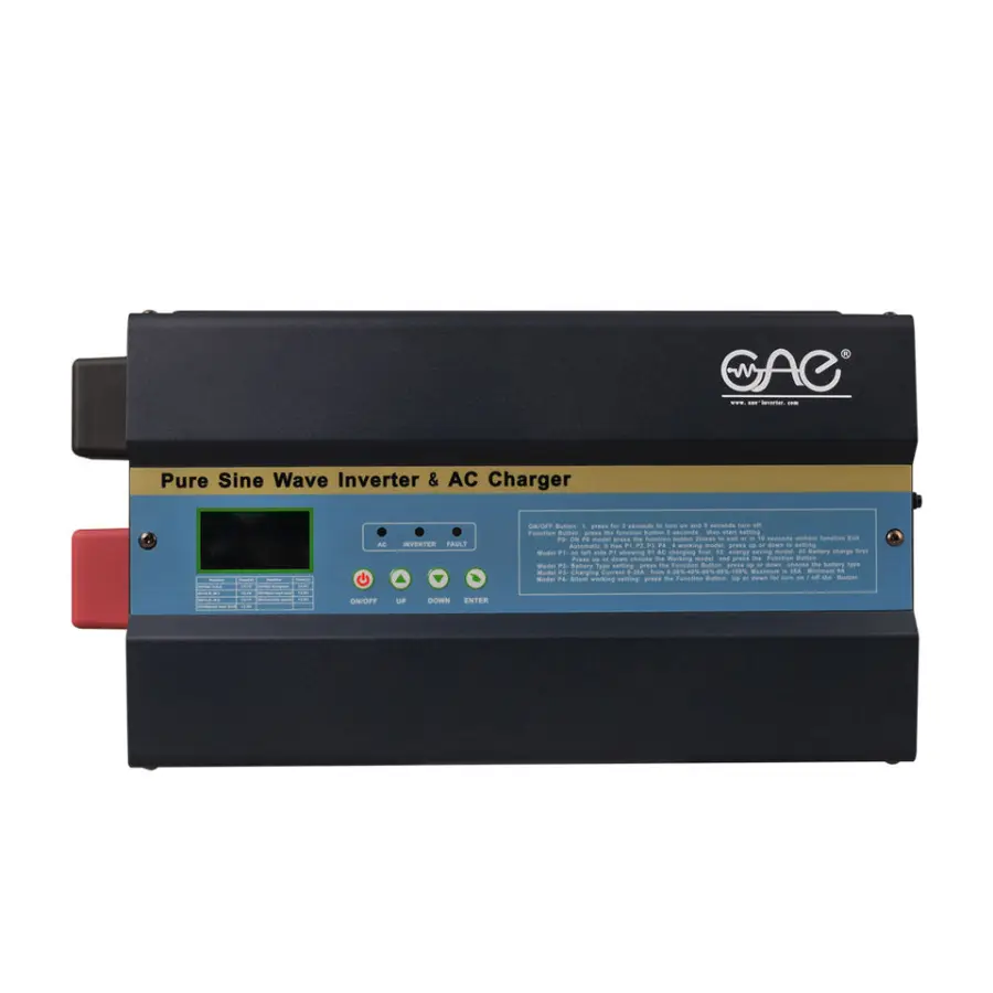 24V to 220V AC Large Loading Power Capacity 2KW Pure Sine Wave Home Inverter Wiht 50A MPPT Solar Charge Controller (FSI-2000) — image 7