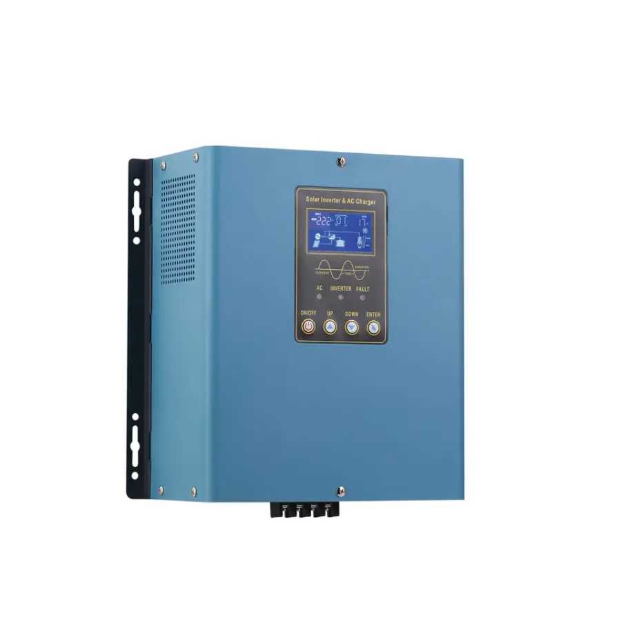 Hybrid Solar Power Inverter 1000W 1500VA 12V/24V DC to 110V 220V 1KW 1.5KVA AC off Grid Tie Combined PWM Controller AC C — view 1