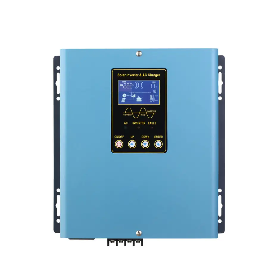 Hybrid Solar Power Inverter 1000W 1500VA 12V/24V DC to 110V 220V 1KW 1.5KVA AC off Grid Tie Combined PWM Controller AC Charger — image 5