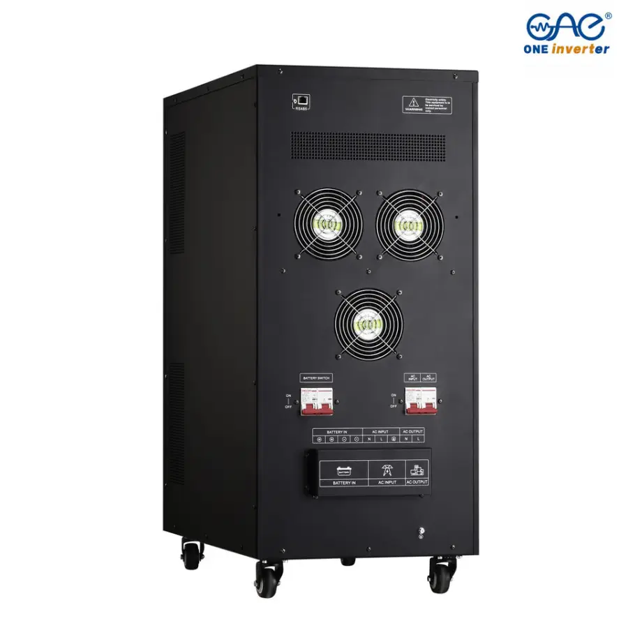 220V Output 20KW/30KVA 192VDC Big Rated Power Inverter AC DC Charger Inverter off Grid Inverter — image 4