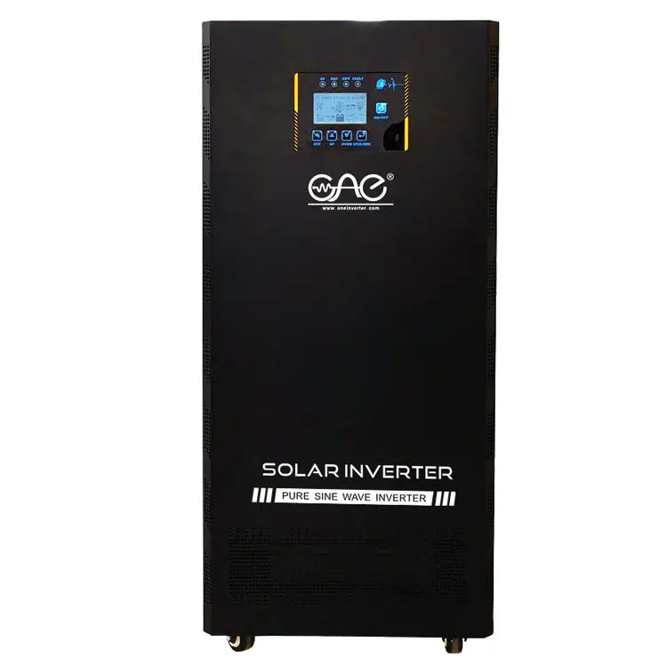 7Kw 10Kw MPPT Solar Inverters Hybrid Solar Energy System Inverter Single Phase — view 1