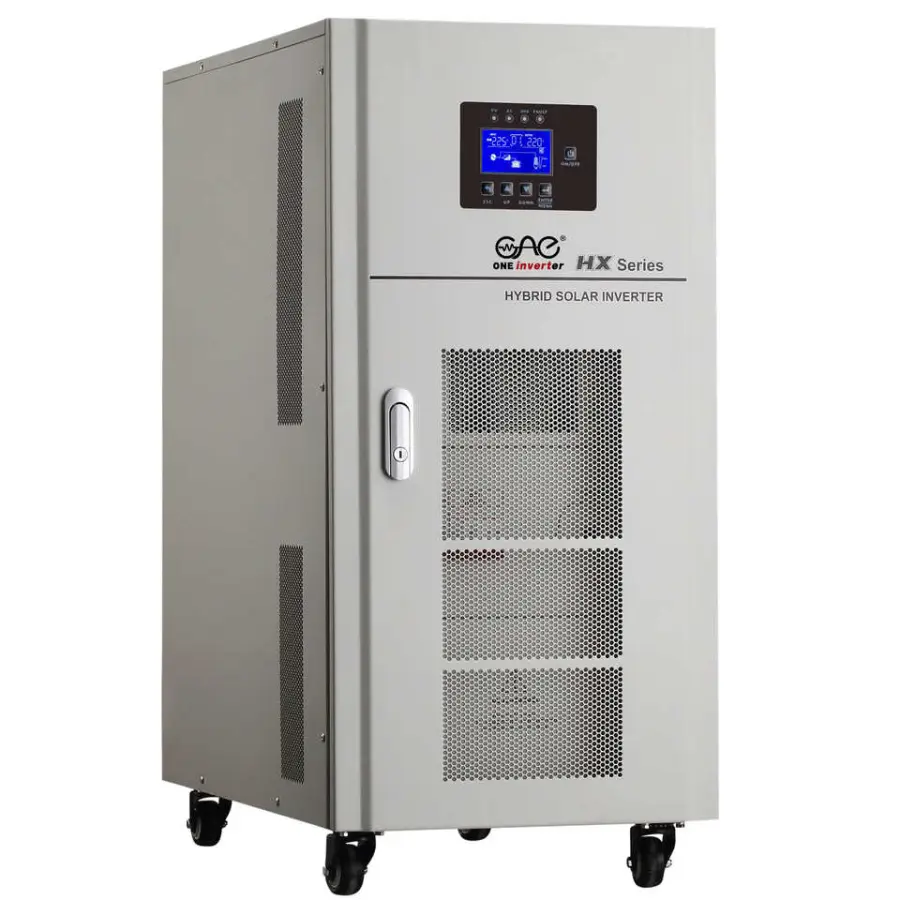 15kw 192vdc 220vac Hybrid Solar Inverter With 100amp Mppt Solar Charge Controller — view 1