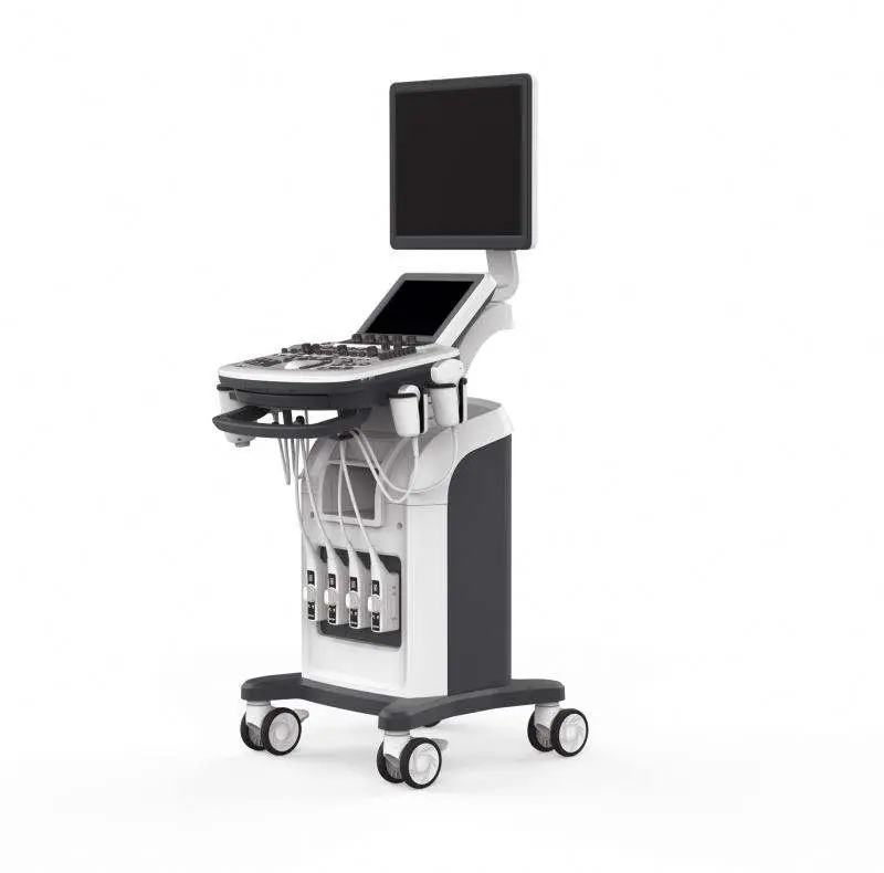 Hot Selling 3D/4D 19 Inch LED Screen Trolley Ultrasound Machine Color Doppler for Hospitals — image 4