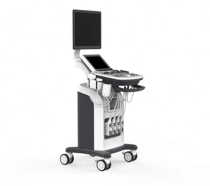 Hot Selling 3D/4D 19 Inch LED Screen Trolley Ultrasound Machine Color Doppler for Hospitals — image 6