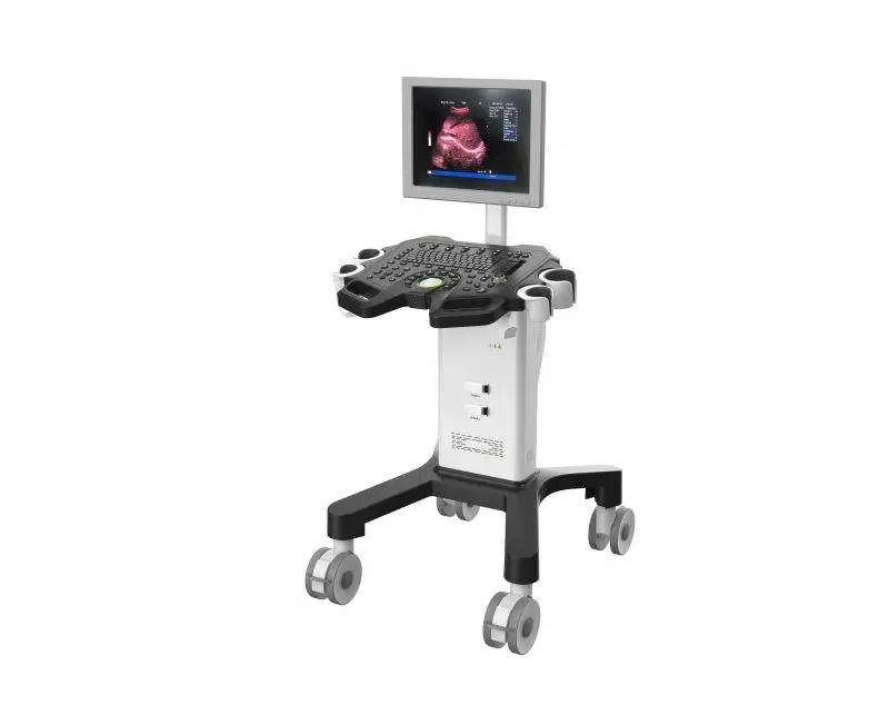 Full Digital Black and White Trolley Color Doppler Ultrasound Machine — view 1