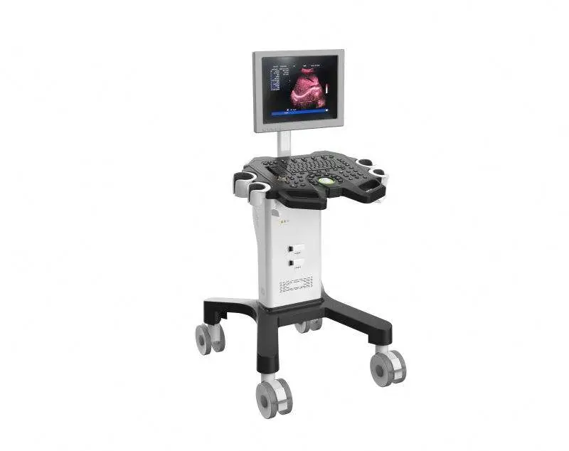 Full Digital Black and White Trolley Color Doppler Ultrasound Machine — view 2