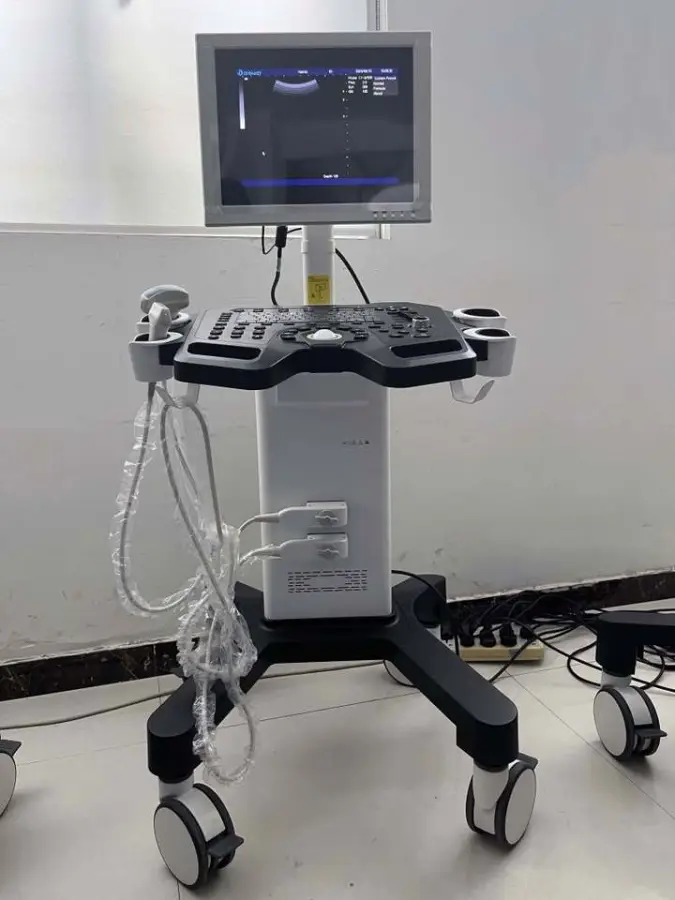 Full Digital Black and White Trolley Color Doppler Ultrasound Machine — view 6