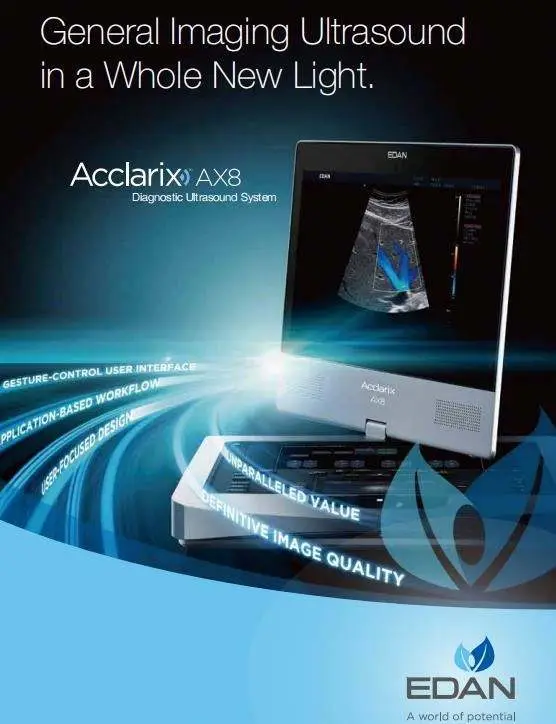 Edan Ax8 Portable Ultrasound Scanner Color Doppler Brand New Ax3/Ax4/Ax8 Price — image 5