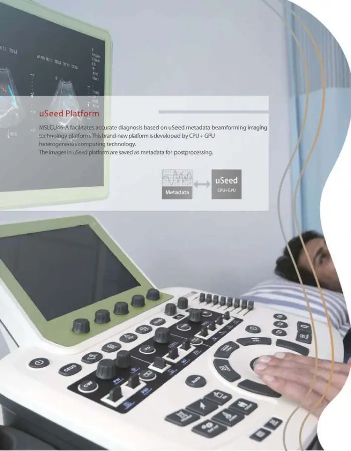3D/4D Digital Color Doppler System Trolley Ultrasound — image 5