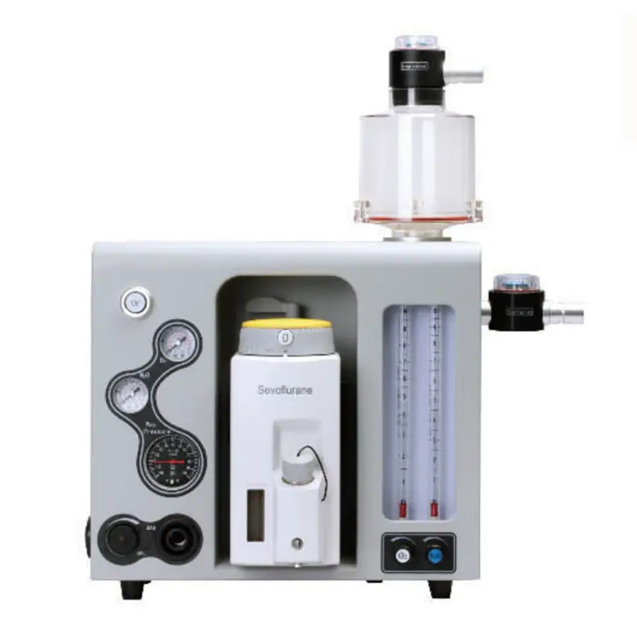 Surgical Portable Veterinary Anesthesia Machine with Isoflurance or Sevoflurane Evaporator — view 1