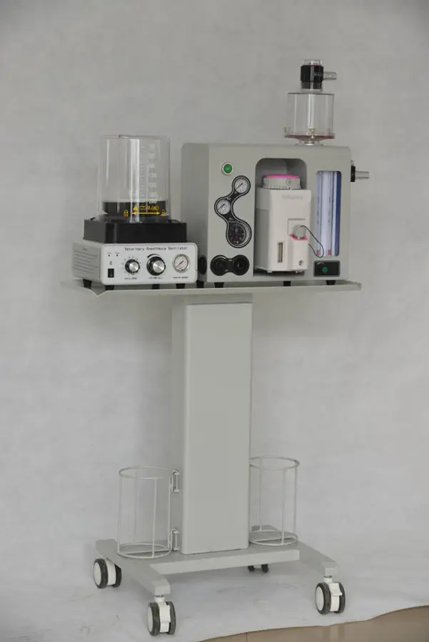 Surgical Portable Veterinary Anesthesia Machine with Isoflurance or Sevoflurane Evaporator — image 3
