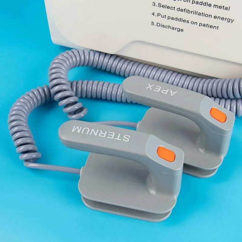 Hospital Emergency Defibrillator Analyzer Portable Manual Biphasic Aed Defibrillator for Human or Vet — image 4
