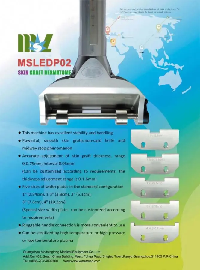 NEW Electric Dermatome Electric Skin Knife Graft Surgery Burn Blade — image 4