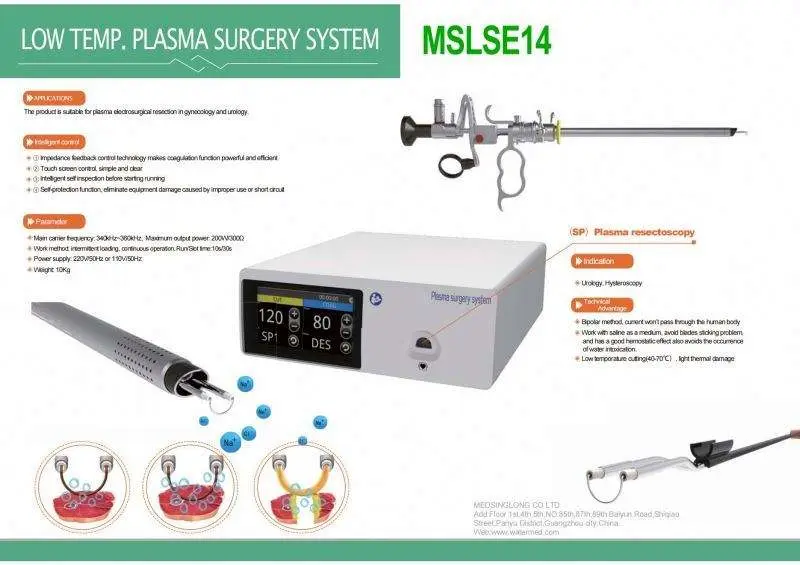 MSLSE14 Plasma Surgery System for Urology, Hysteroscopy — image 5