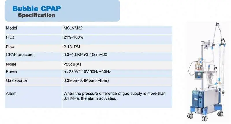 NEW Bubble CPAP Infant Oxygen with air Compressor Respiratory Humidifier Bubble Generator Nasal — image 5