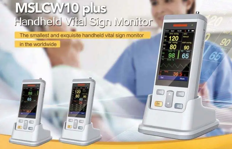 NEW SPO2 Monitor NIBP CO2 EtCO2 TEMP Temperature Vet Patient Human — view 5