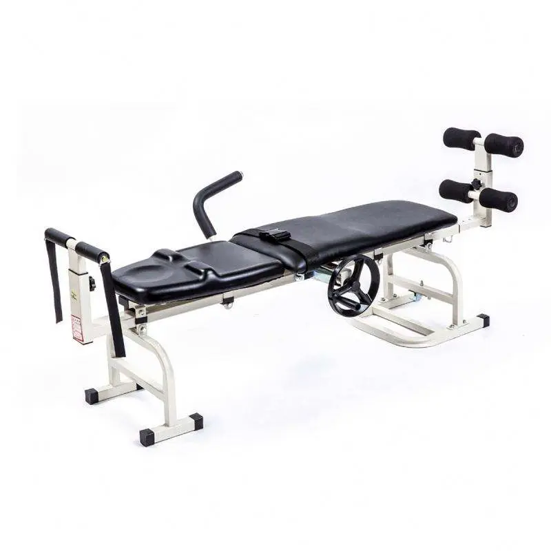 MSLHWTR13 Rehabilitation Physiotherapy Equipment Lumber Spinal Traction Bed — view 1