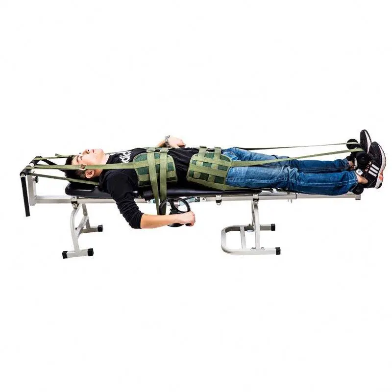 MSLHWTR13 Rehabilitation Physiotherapy Equipment Lumber Spinal Traction Bed — image 6