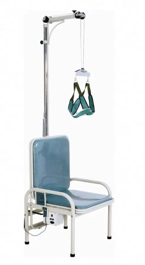 Cervical and Lumbar Traction Bed & Cervical Vertebra Traction Chair CE Certified Metal with Adjustable Traction and Angle — image 3