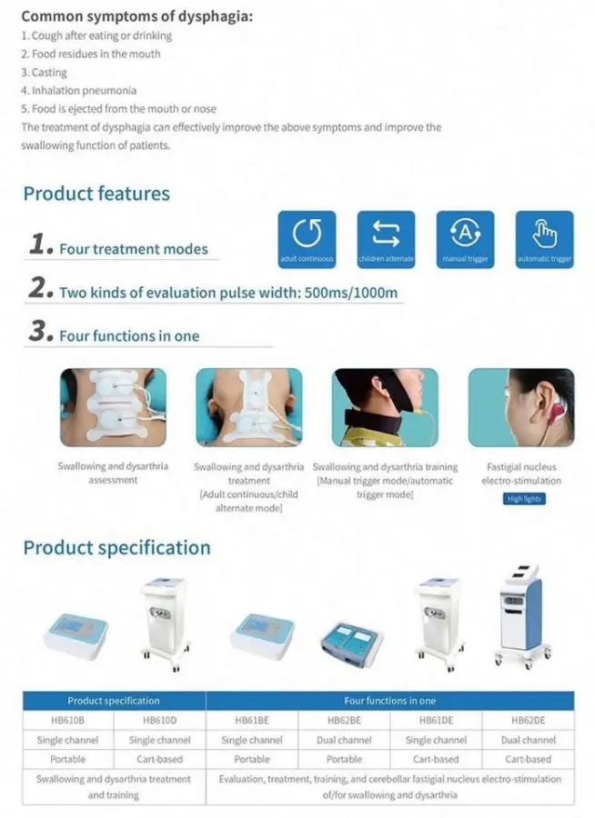 Swallowing Nerve and Muscle Electrical Stimulator Machine Equipment — image 6
