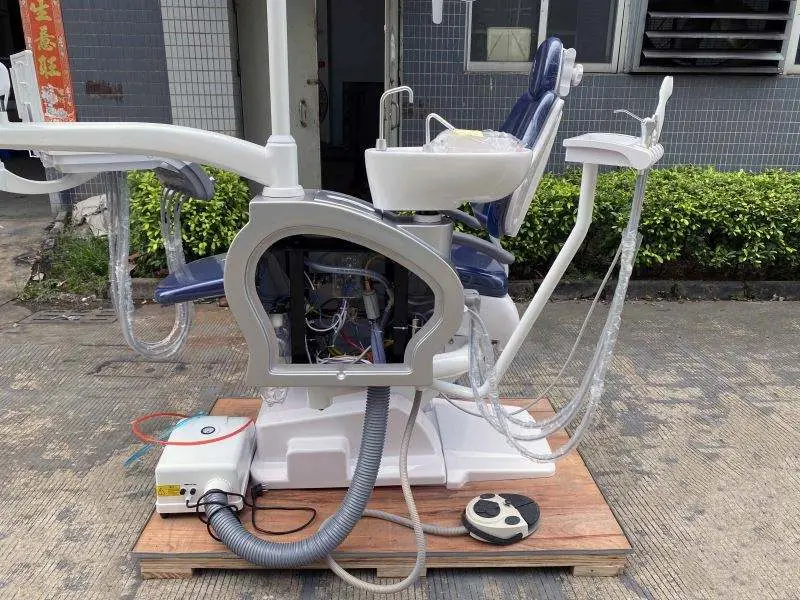 2025 Factory Price Hot Selling Dental Chair Integrated Dental Unit Comfortable PU Leather Seat Dental Machine With CE ISO — image 6