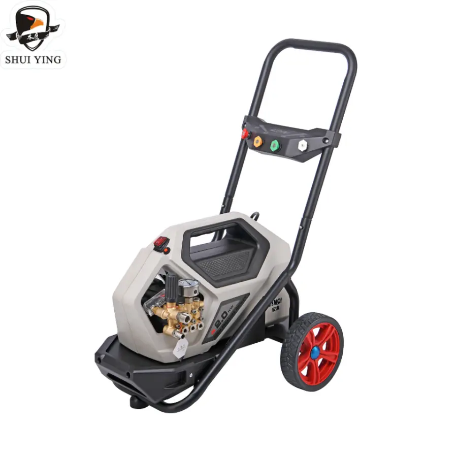 220 Volt Electric Jet Power Washer Burnishing Use with Max. Pressure 120bar Pressure Washer — view 1