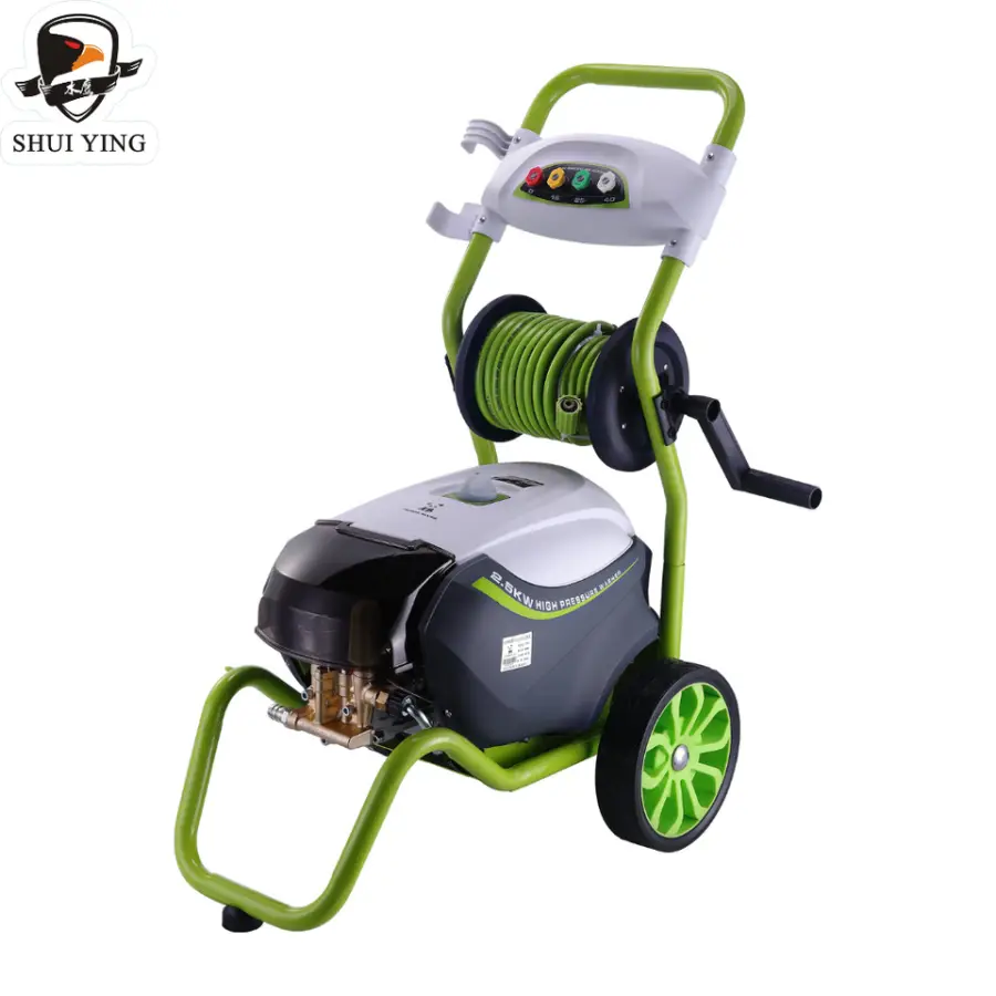 Electric 100 Bar Car Washing Equipment 2.2KW Commercial High Pressure Washer Cleaning Machine — view 1