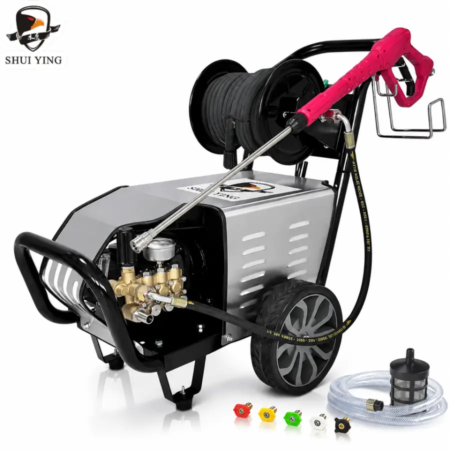 High Pressure Cleaners 220V 100 Bar 1500psi 13L/min Flow Rate 2.5kW Power Commercial Use New Multifunctional Washer — view 1