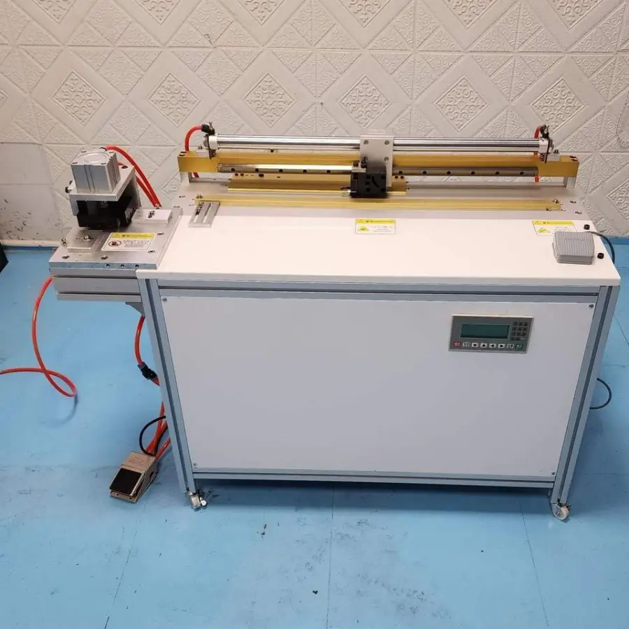 KET-700 Semi Automatic Pneumatic V Groove Cutting Machine Slotting Grey Cardboard V Slots Grooving Machine — image 7