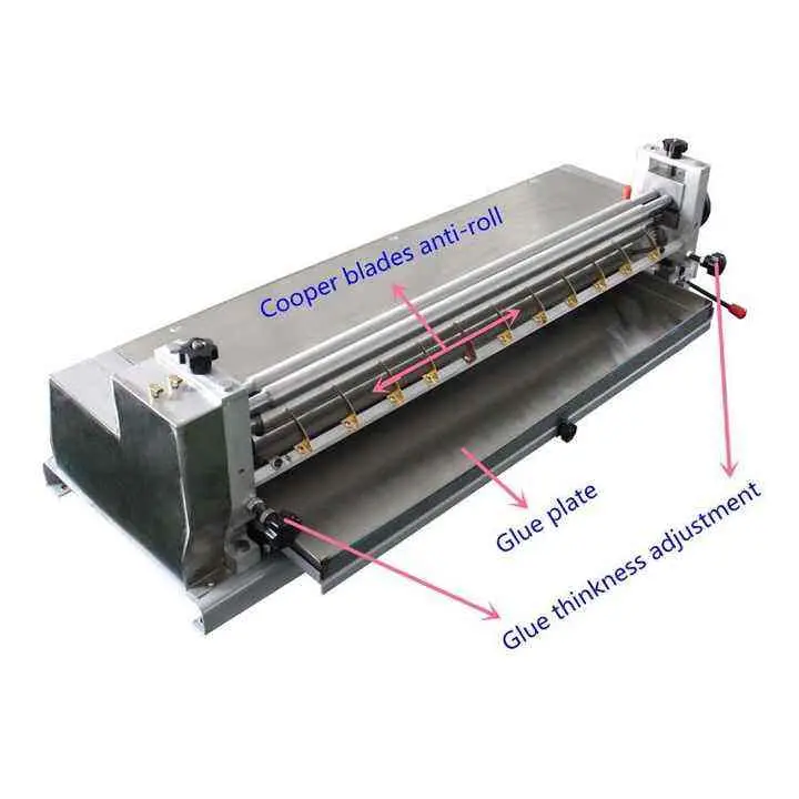 Small 380mm Glue Applicator Spreader Application Manual Cardboard Paper Sheet Adhesive Coating Pasting Gumming Gluing Ma — view 1