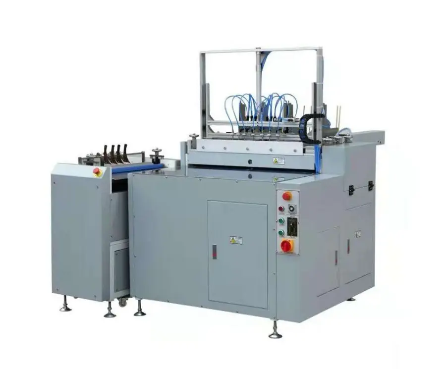 KET Hot Selling Book Hard Cover Gluing Machine Calendar Board Case Maker Making Machine — view 1