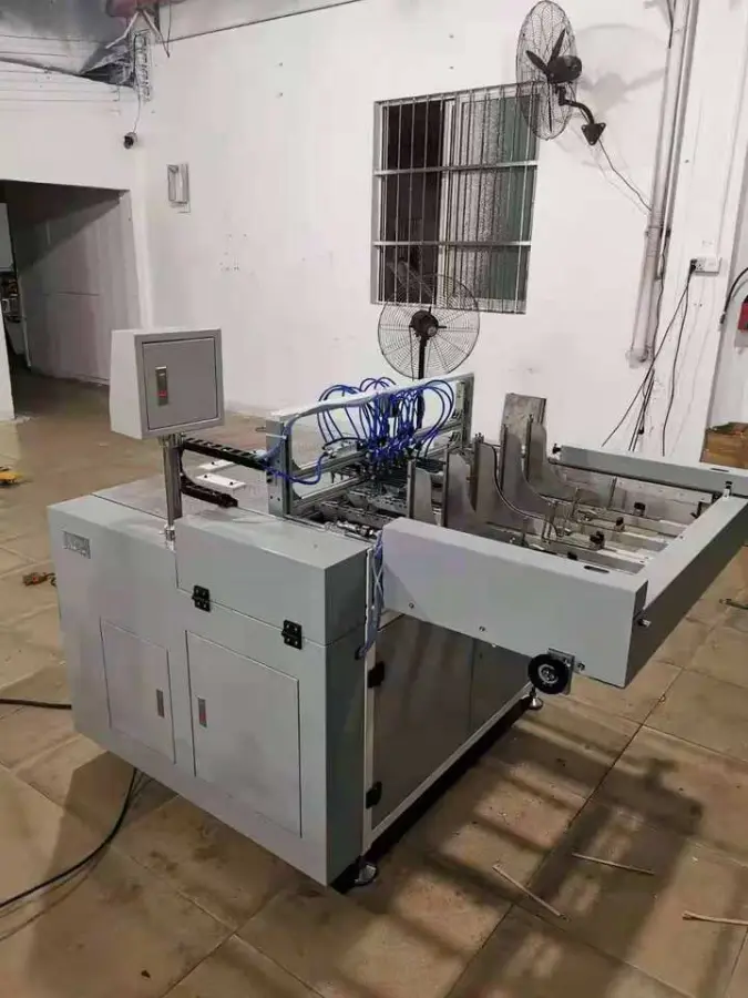 KET Hot Selling Book Hard Cover Gluing Machine Calendar Board Case Maker Making Machine — view 2