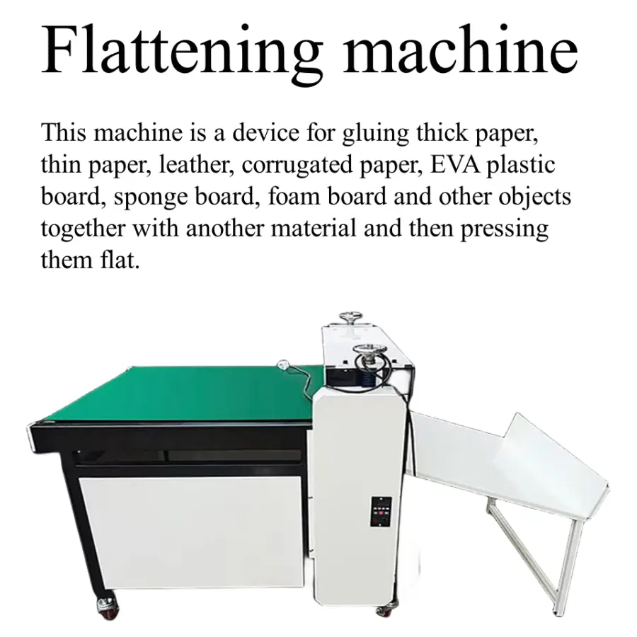 KET Hot Sale Gift Box Hardcover Flatten Pressing Machine Roller Press Machine — image 3
