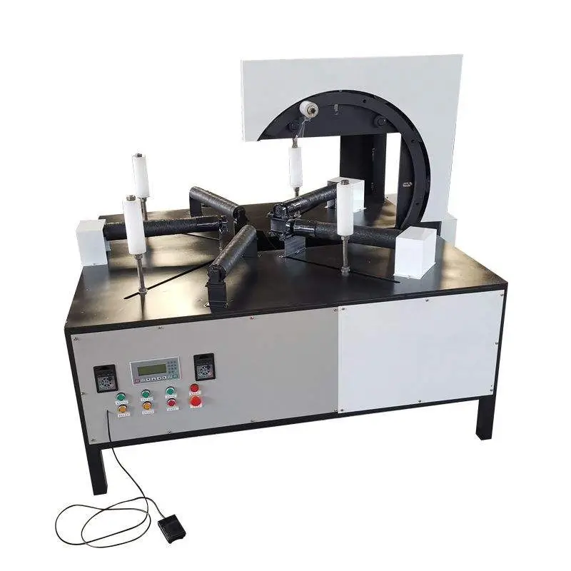KET Wrapper Spiral Pipe Wrapping Machine /Coil Steel Wire Packaging Pack Bagging Machine — view 1