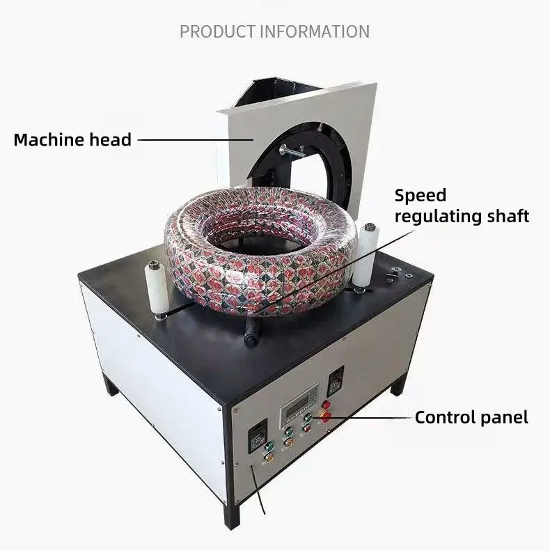 KET Wrapper Spiral Pipe Wrapping Machine /Coil Steel Wire Packaging Pack Bagging Machine — image 3