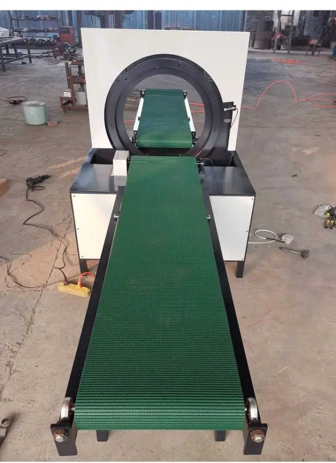 KET Orbital Stretch Film Wrapping Packing Wrapper Machine for Tyre/PE Pipe/Cable Coil — view 6