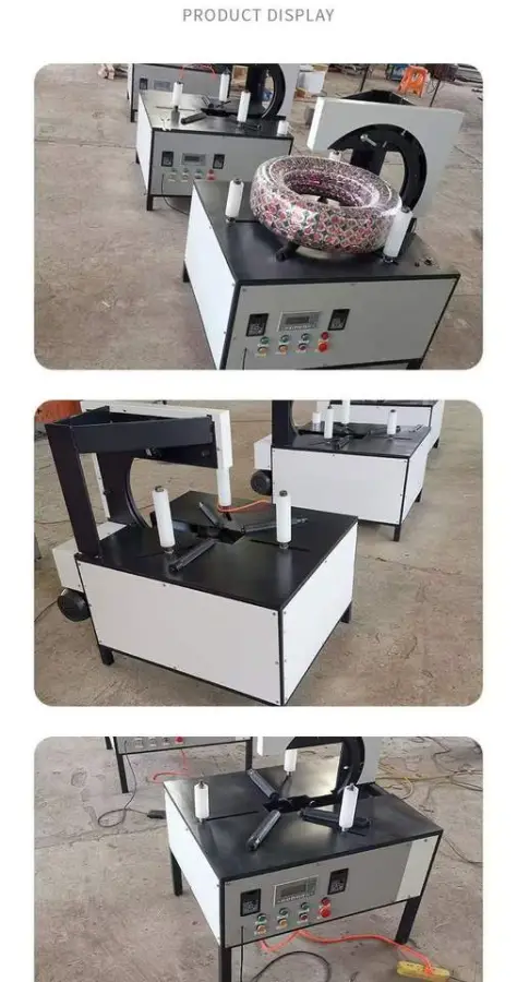 KET Semi Automatic Coil/Pipe/Tyre Stretch Film Wrapping Packing Machine — image 5