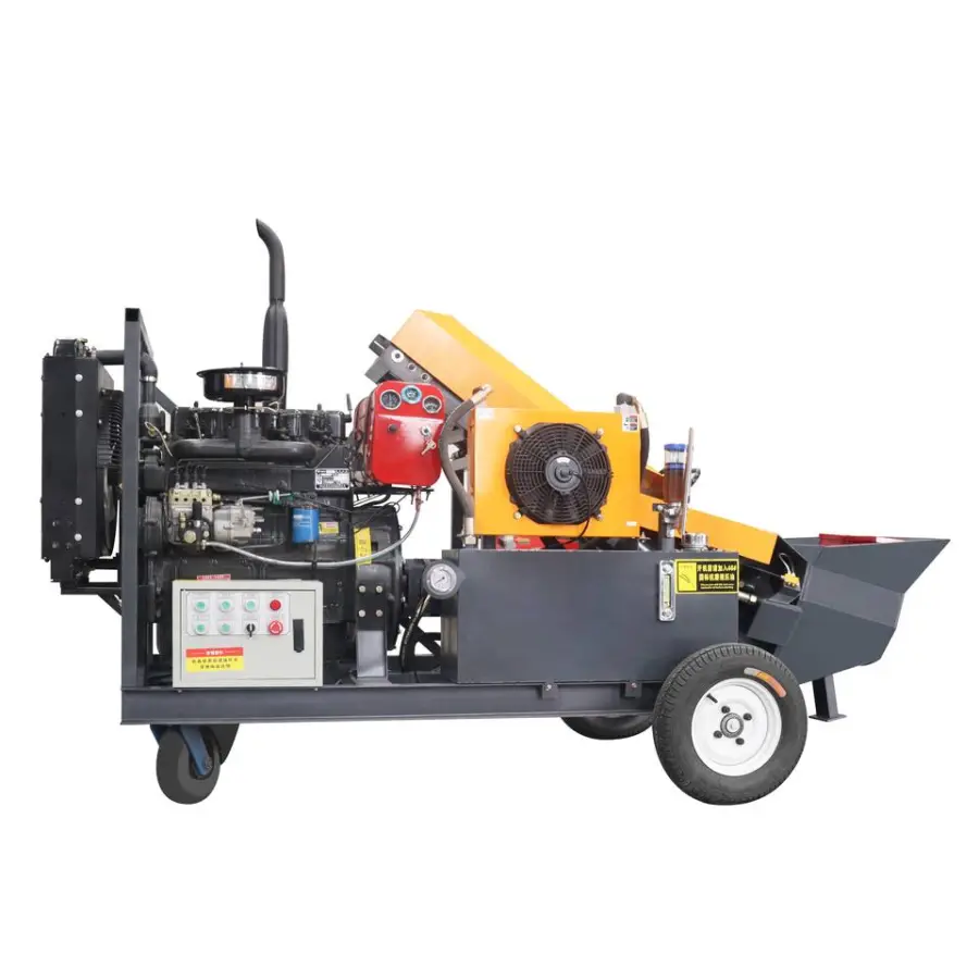 Cheapest Concrete Pump Used Portable Concrete Pump Mini Machine for Sale — image 3
